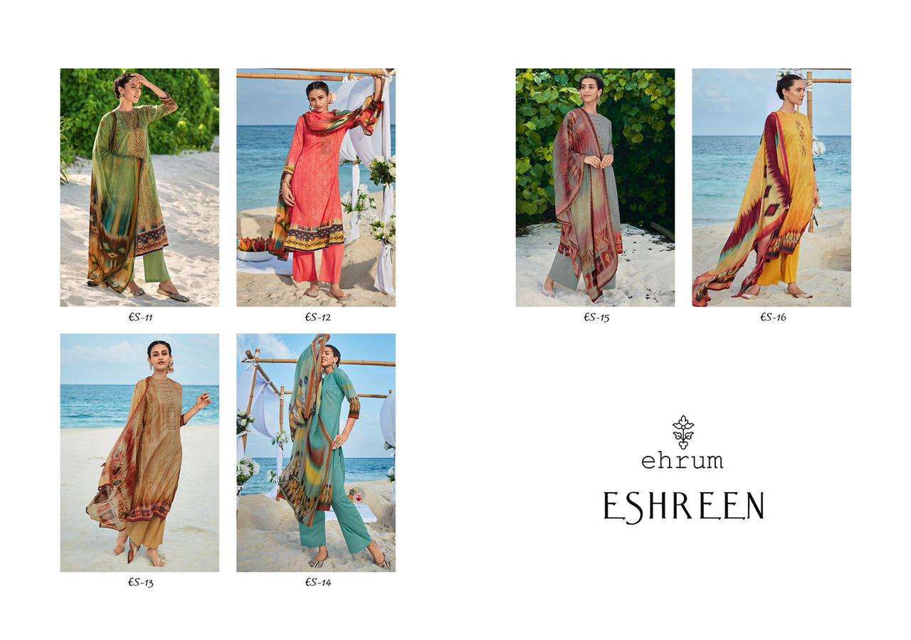 Varsha Ehrum Eshreen Wholesale Designer Cotton Salwar Suits